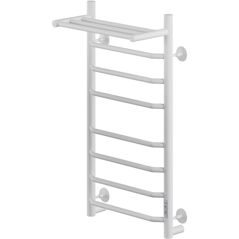 фото Электрический полотенцесушитель Ника Way-3 80/40 U с полкой Белый матовый