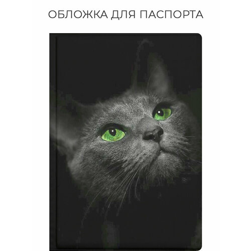 фото Обложка для паспорта bestluck, серый, зеленый, черный
