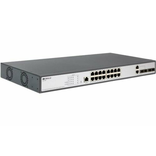 Managed L2 Switch 16x1000Base-T PoE, 2x1000Base-X SFP, 2xCombo 1000Base-T/SFP, PoE Budget 250W, RJ45 Console, 19 w/brackets ubiquiti unifi switch us 24 250w 802 3af at managed poe gigabit switch with sfp unifi switch