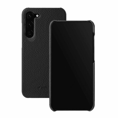 Кожаный чехол накладка Melkco Snap Cover для Samsung Galaxy S24+, черный кожаный чехол накладка melkco для samsung galaxy s22 snap cover коричневый