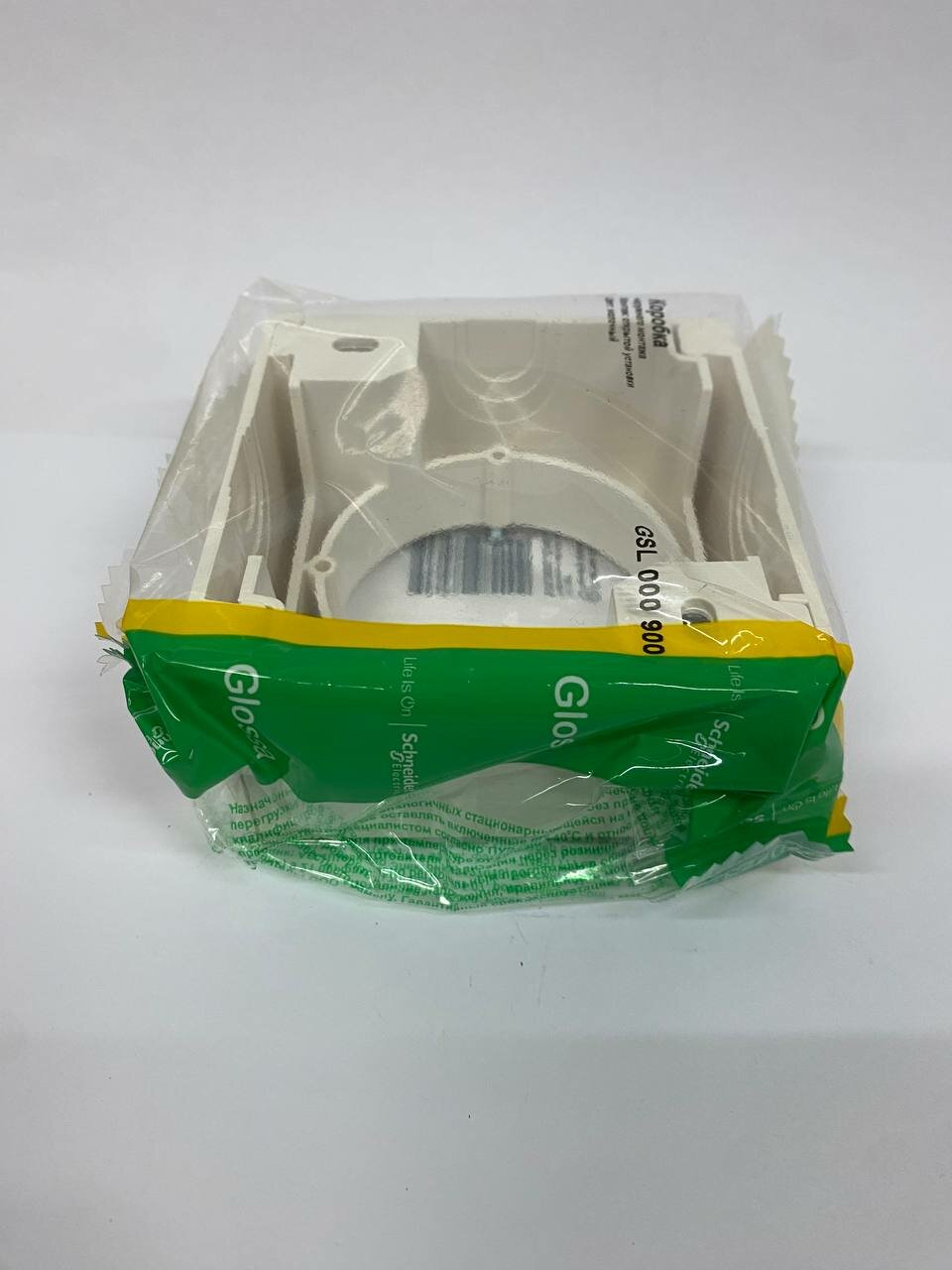 Коробка для наружного монтажа Schneider Electric Glossa 1 пост цвет молочный - фото №3