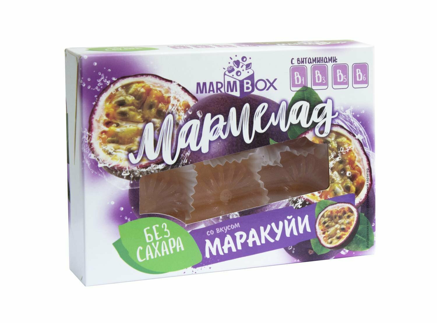 Мармелад на фруктозе со вкусом Маракуйи 200 гр.