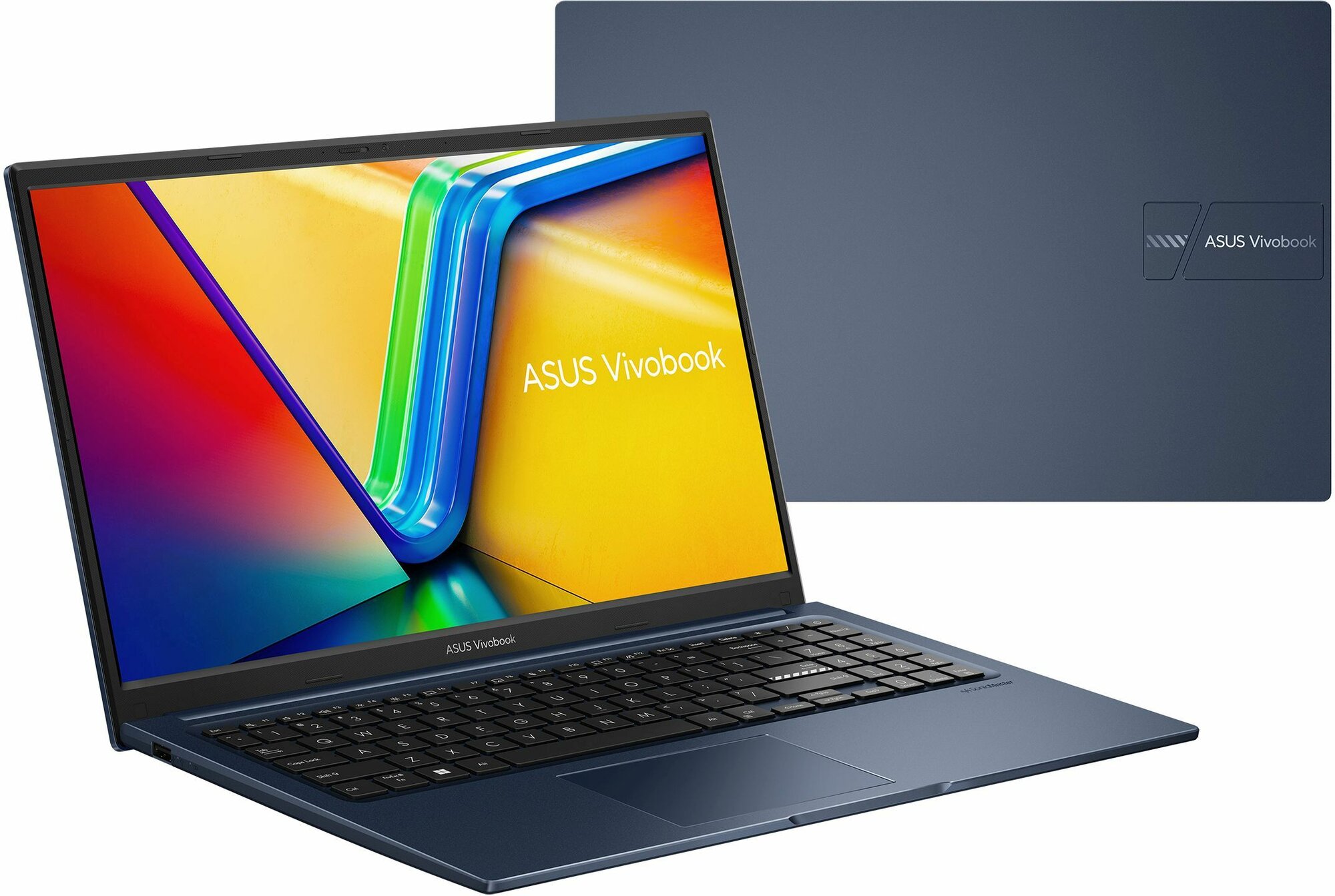 Ноутбук Asus VivoBook X1504ZA-BQ1342, 15.6", IPS, Intel Core i5 1235U, DDR4 16ГБ, SSD 512ГБ, Intel Iris Xe graphics, синий (90nb1021-m01z90)