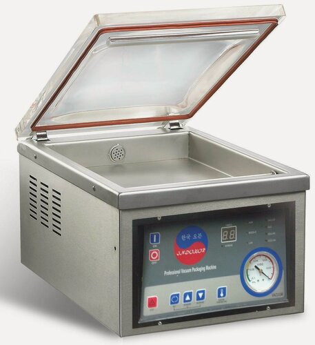 Изображение товара Вакуумный упаковочный аппарат INDOKOR IVP-260/PD, 1-2 упак/мин, 480x330х375 мм