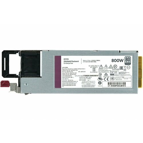 Резервный Блок Питания HP 865412-501 800W 58565₽