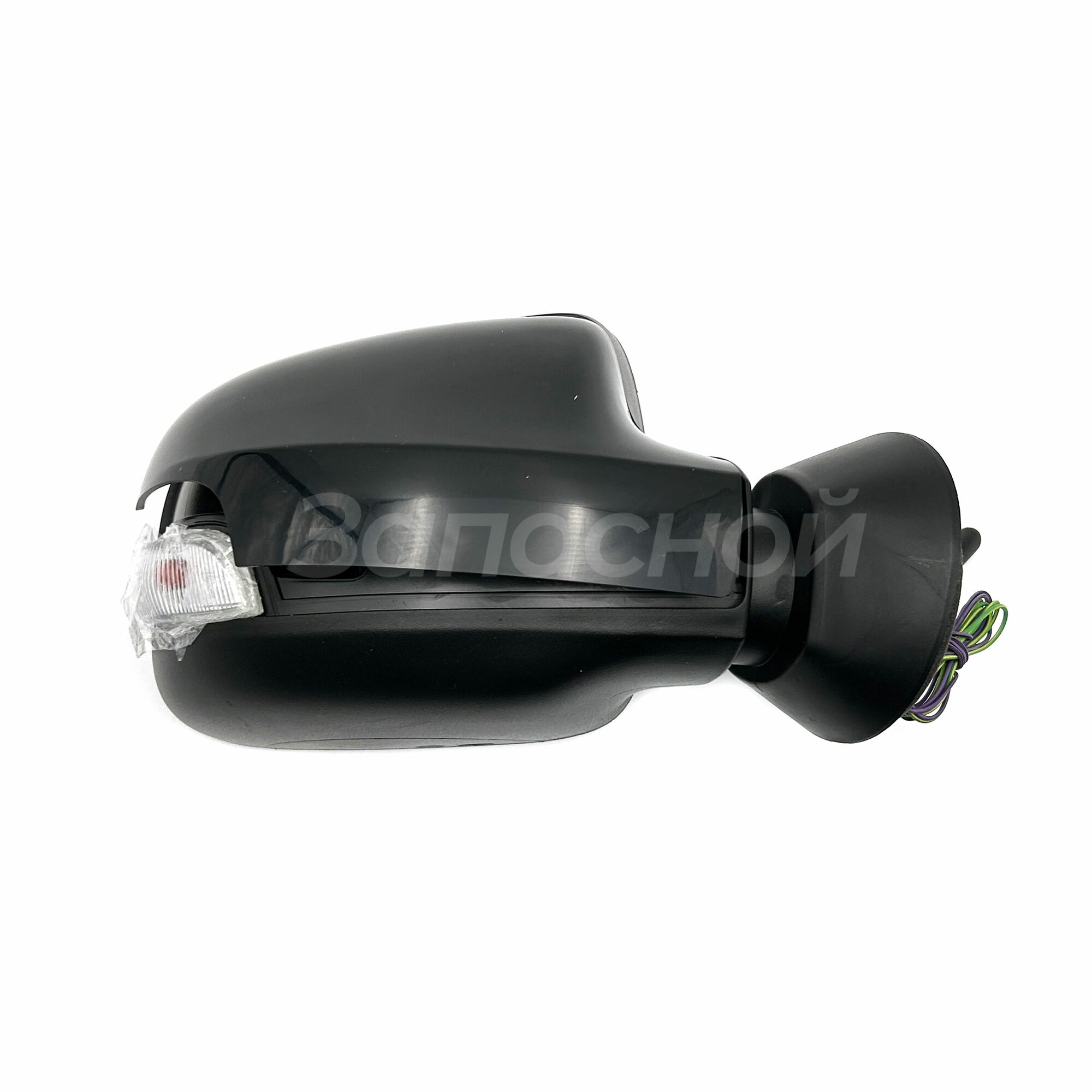 Зеркало заднего вида правое с механическое с повторителем, антибликом и съемной облицовкой для а/м Lada Largus, Logan, Renault Sandero, Duster, Nissan Terrano - Автоблик арт. R90.8201020 (121) — фото 1