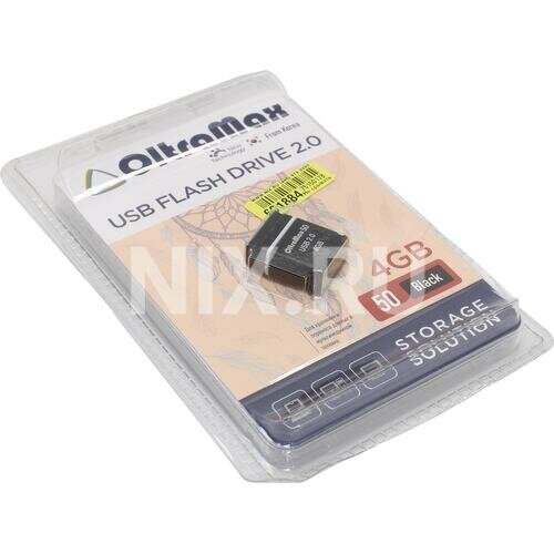 Флешка Oltramax OM-4GB-50-Black 4 Гб Black