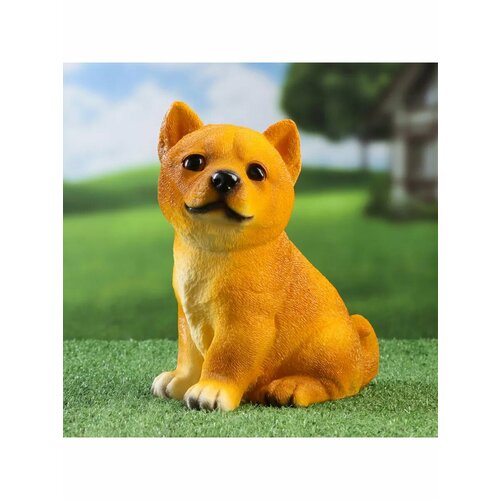 Садовая фигура Щеночек сиба-ину 10х13х20см 1468₽
