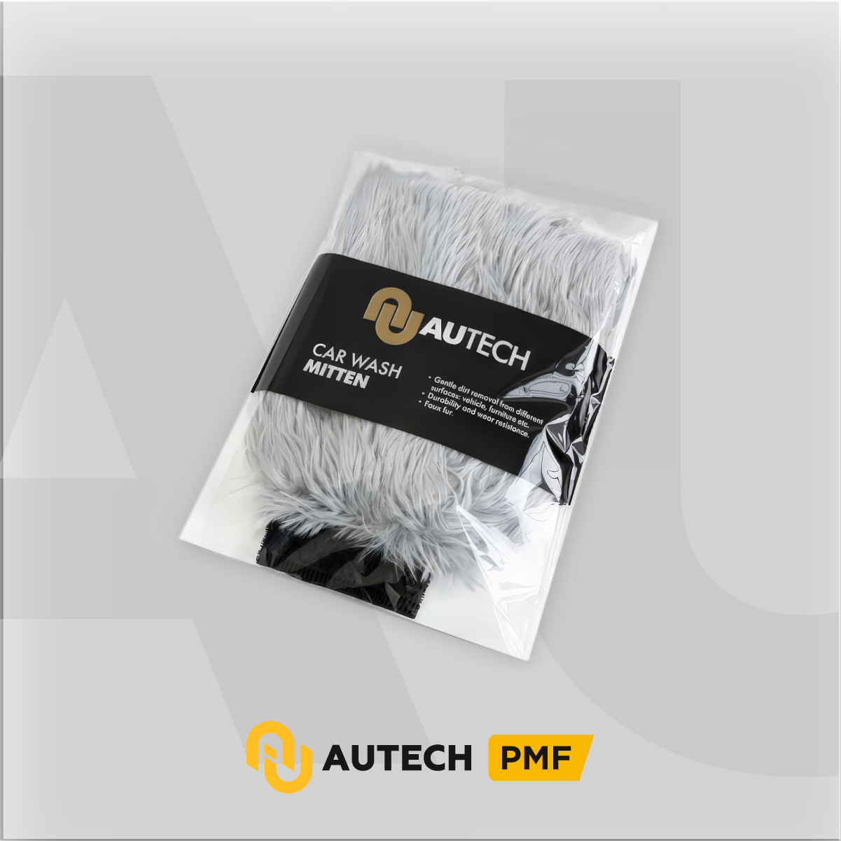 AuTech | Exterior Wash Mitt - Меховая рукавица для мойки автомобиля. — фото 1