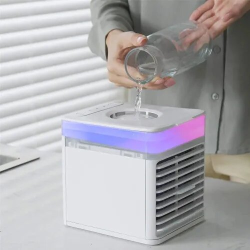 Мини-кондиционер "NexFan Ultra" - охладитель воздуха, ионизатор, LED-подсветка, УФ-лучи
