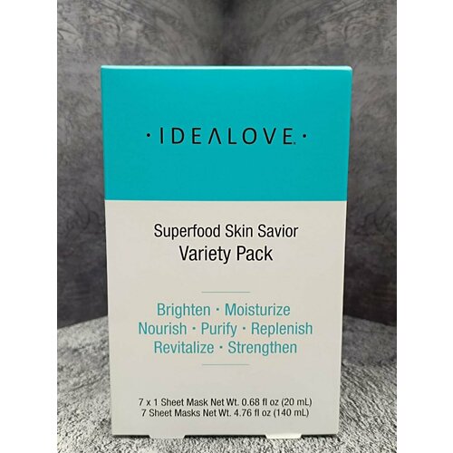 7 масок для лица Superfood Skin Savior Variety Pack 20 мл каждая 1000₽