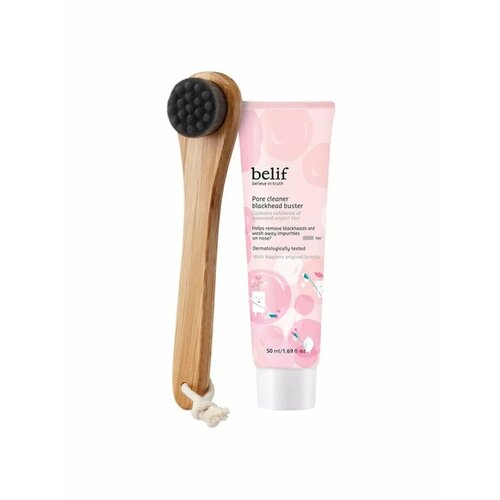 PORE CLEANER Гель против черных точек с щеточкой для лица