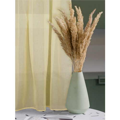 Тюль на отрез 6 метров лен для комнаты, одежка для окошка, высота 2,8 метра