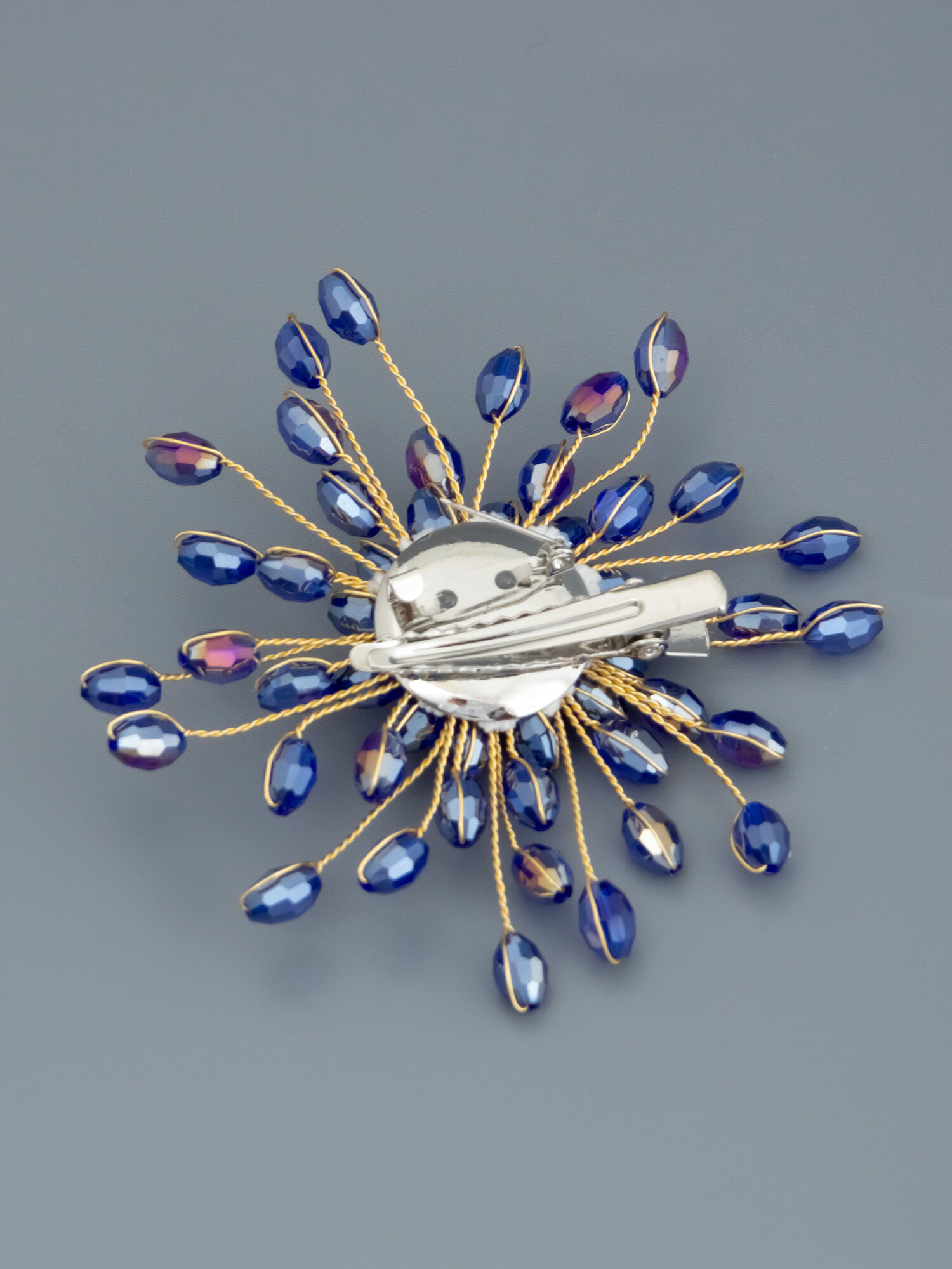 Брошь ЖемАрт, фиолетовый — фото 1