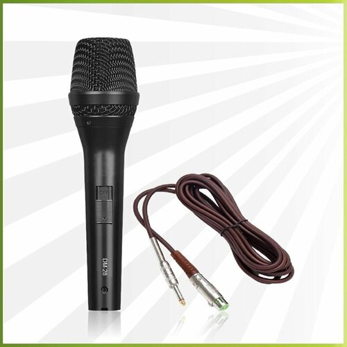 REXUS DM-28 - динамический микрофон с кардиоидной характеристикой направленности кабель для подключения XLR-Jack 63 597000₽