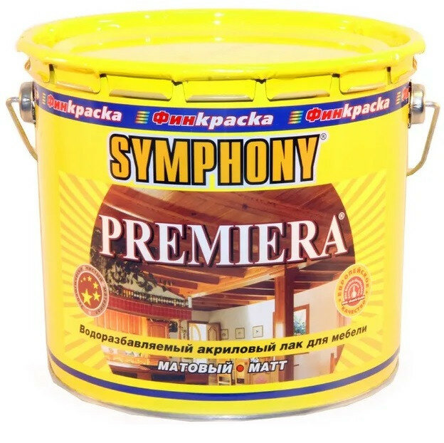 фото Лак мебельный SYMPHONY премьера EP мат. 0_9кг