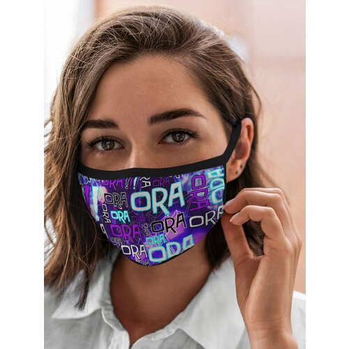 Маска многоразовая защитная Аниме JoJo Bizarre Adventure Ora 468₽