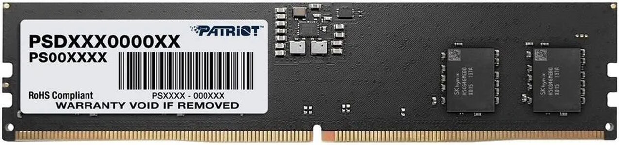 Оперативная память для компьютера Patriot Signature DIMM 16Gb DDR5 5600 MHz PSD516G560081