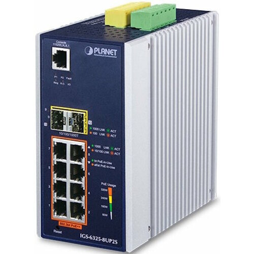 Коммутатор Planet IGS-6325-8UP2S серый 42087₽