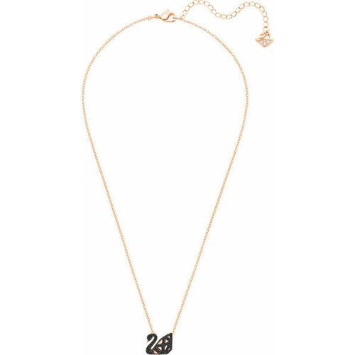 Колье SWAROVSKI кристаллы Swarovski длина 38 см черныйзолотистый 7100₽