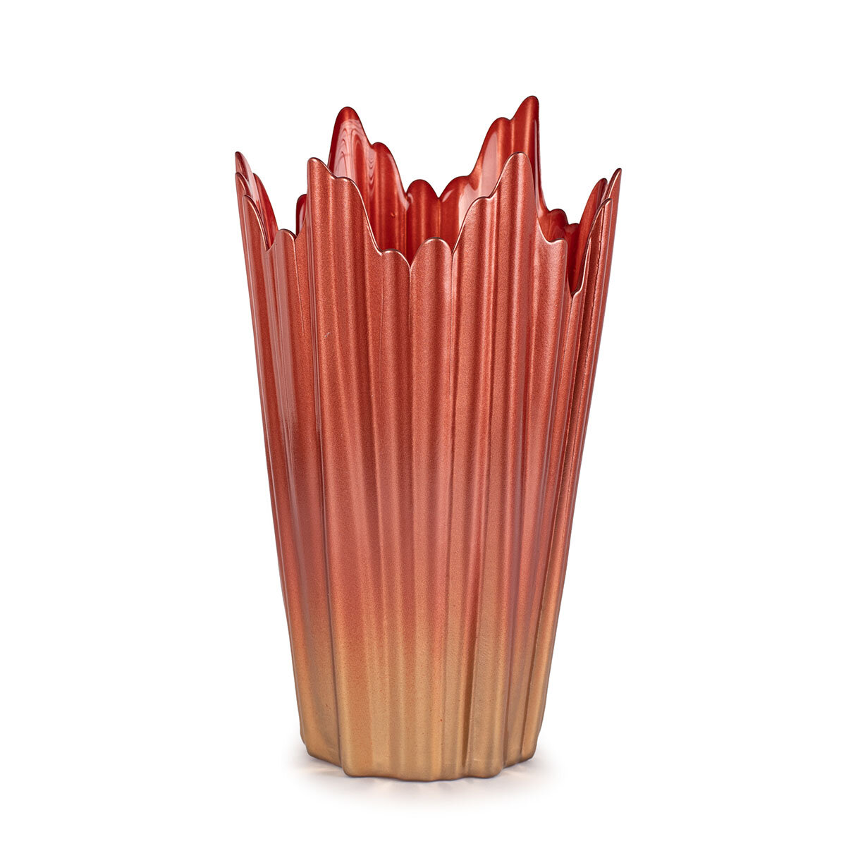 Ваза для цветов SALMON RED, 25 см