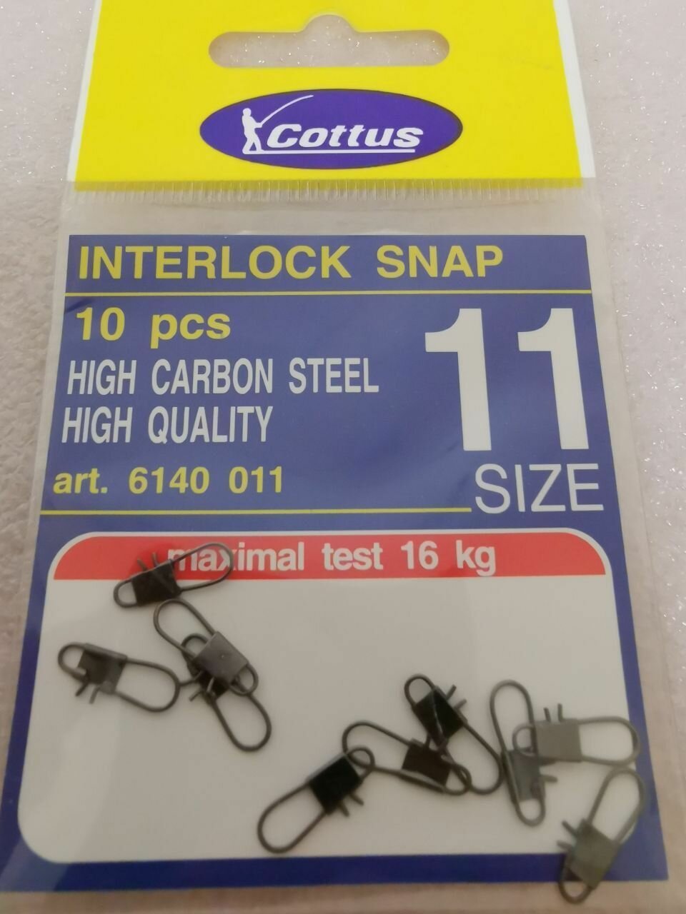 Застежка COTTUS Interlock Snap #11 (10шт,16кг)