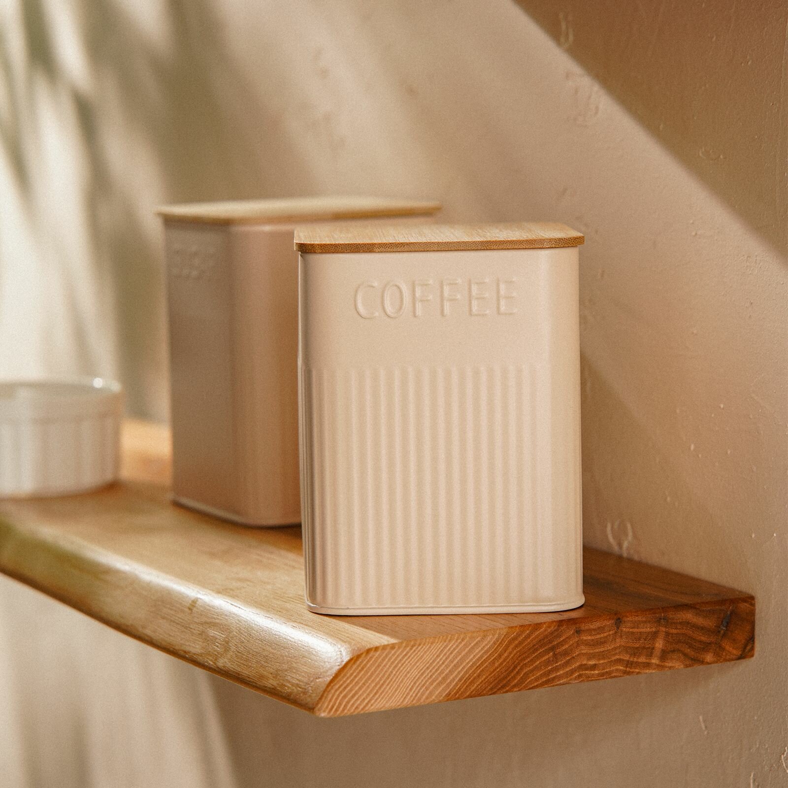 фото Банка для сыпучих продуктов металлическая SL Home Coffee "Сан-Лоренцо", размер 10х10х13 см