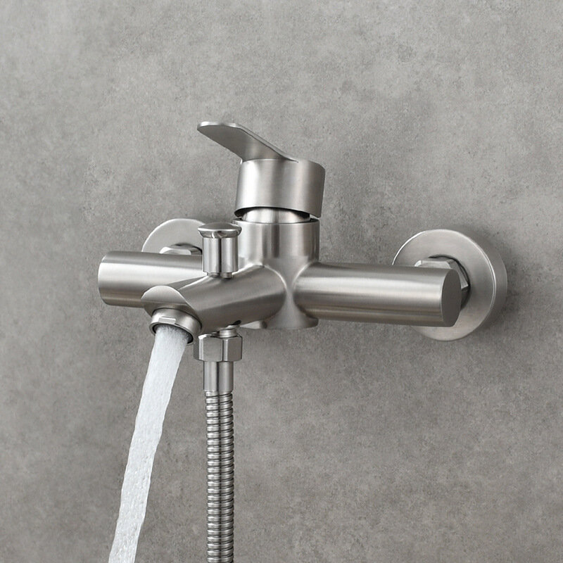 фото Набор для душа Ciencia, нержавеющая сталь, встраиваемый, с щеткой