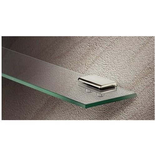 Полкодержатель для стеклянной полки толщиной 8-10мм матовый хром 2 штуки 650₽