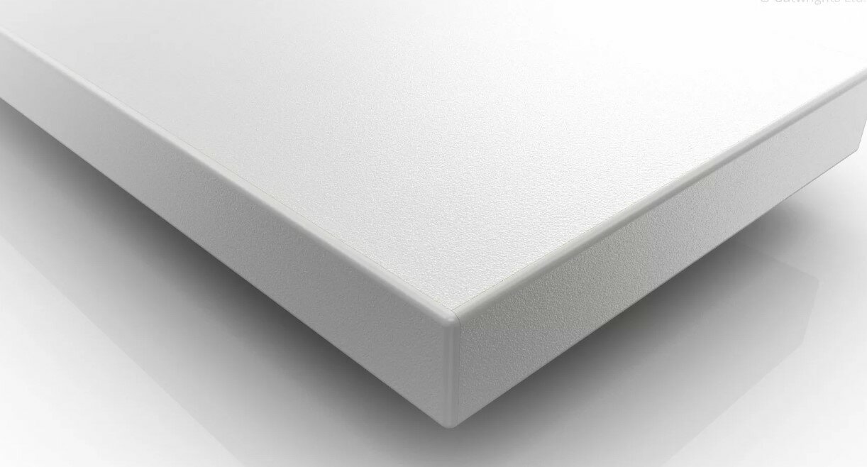 фото "Анира Полочки" - комплект из двух полочек из ЛДСП Белый платинум