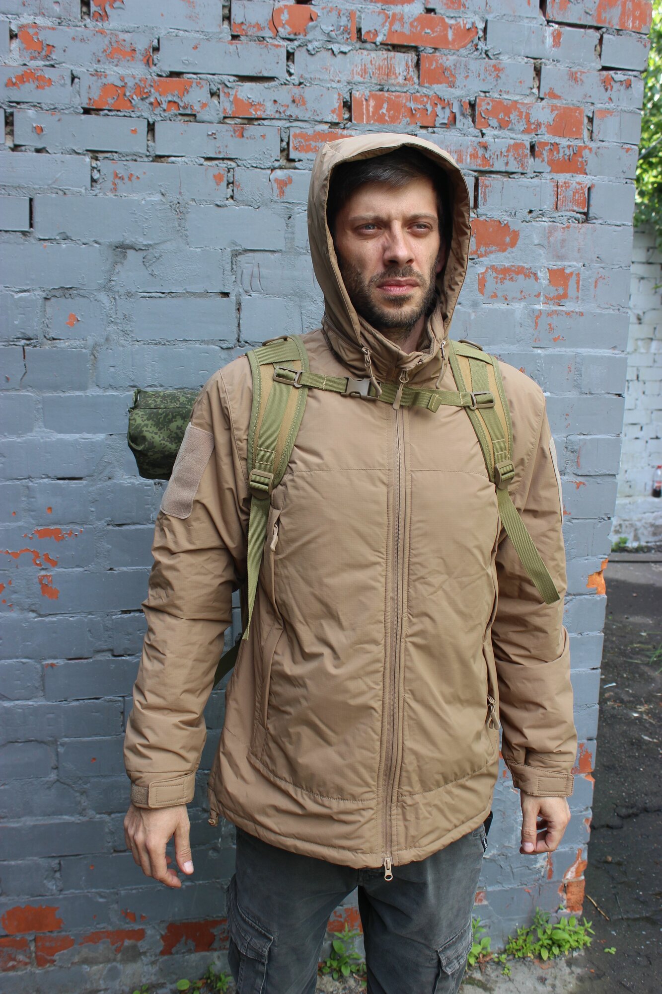 Рюкзак тактический с панелью bag-pack песок — фото 1