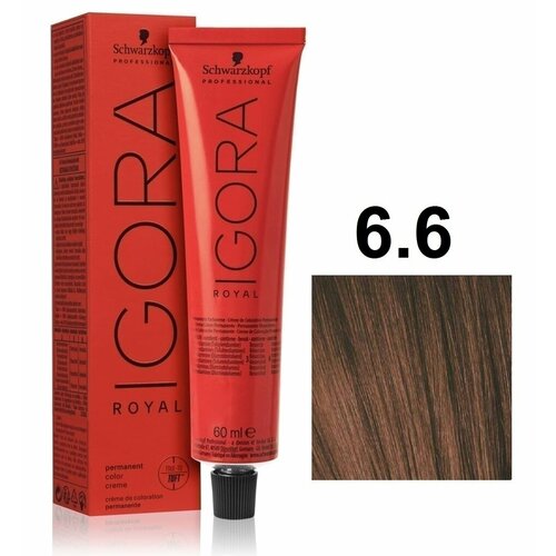 Schwarzkopf Igora Royal Крем-краска для волос 66 темно-русый шоколадный 60мл 986₽