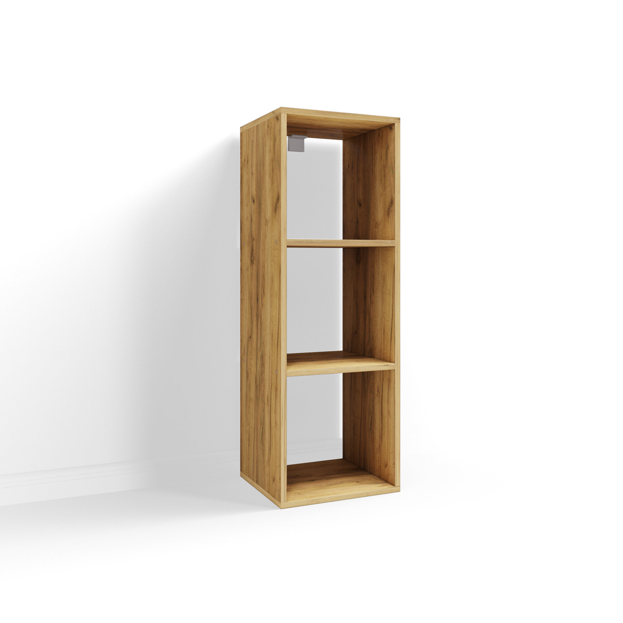 Стеллаж Velardy кубикус, 102x3x32см, дуб крафт золотой
