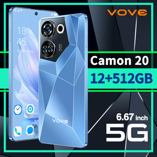 Camon 20 12512GB 75 FHD Android смартфон24MP 1050000₽