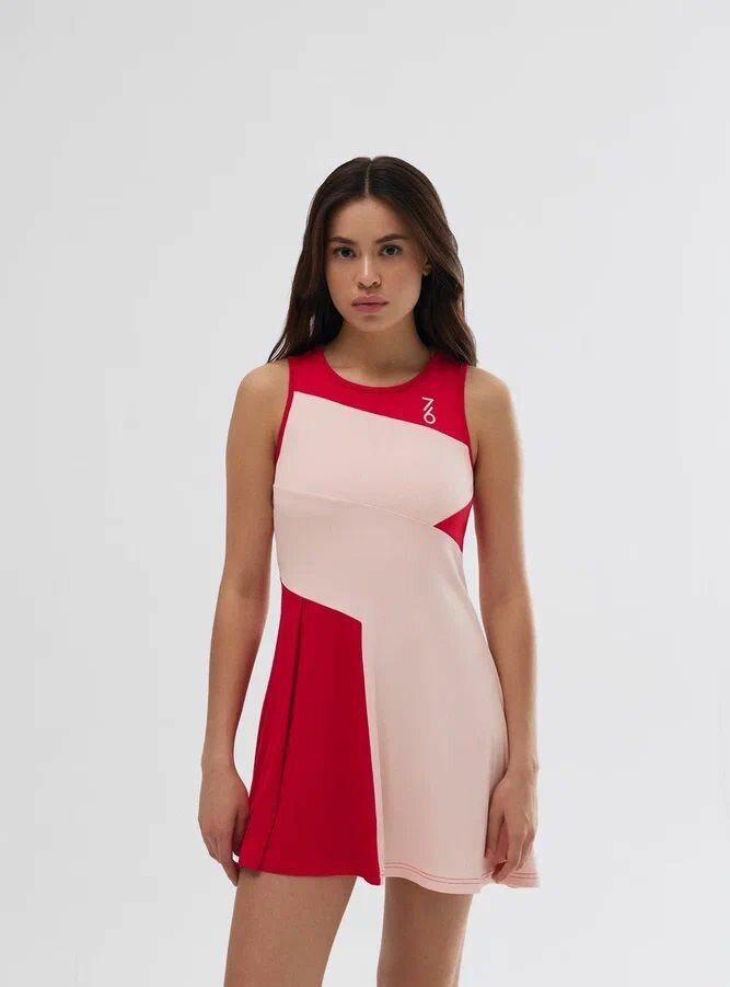 Платье SEVEN SIX Весна-лето 2024 размер S красный розовый