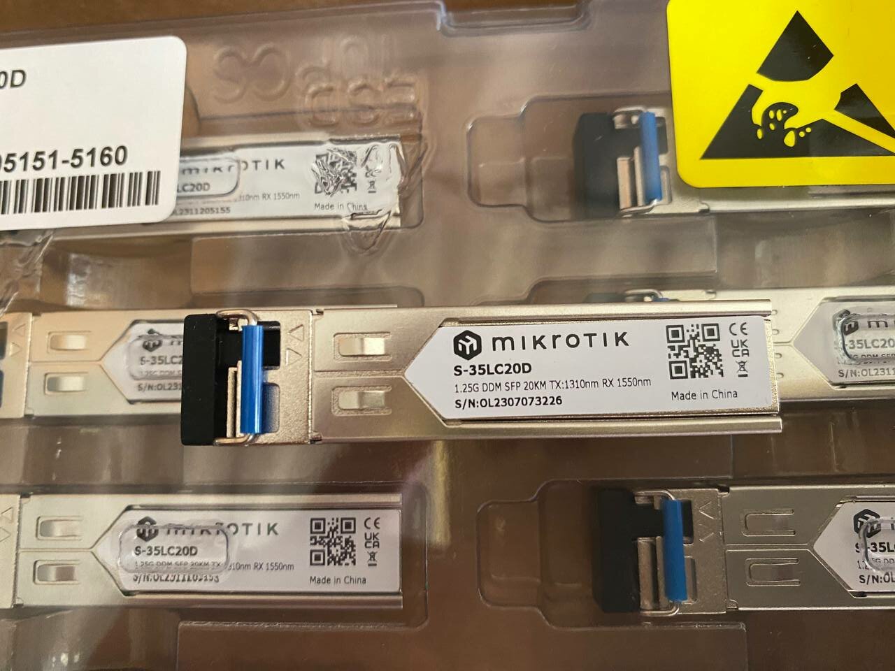 Модуль SFP, Совместимый с MikroTik S-35LC20D