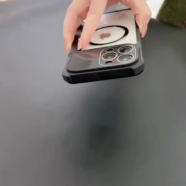 Чехол-книжка Mocome Matte для iPhone 14 pro (айфон 14 про) противоударный с MagSafe (магсейф) искусственная кожа, красный — фото 1