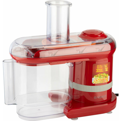 Овощерезка электрическая мультирезка Energy EN-147 Pro мощность 150 Вт 7 видов нарезки красная 6498₽