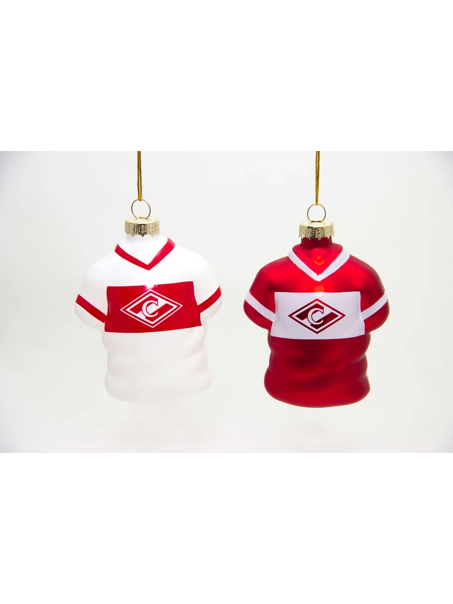 Елочные игрушки Футбольная форма Спартак