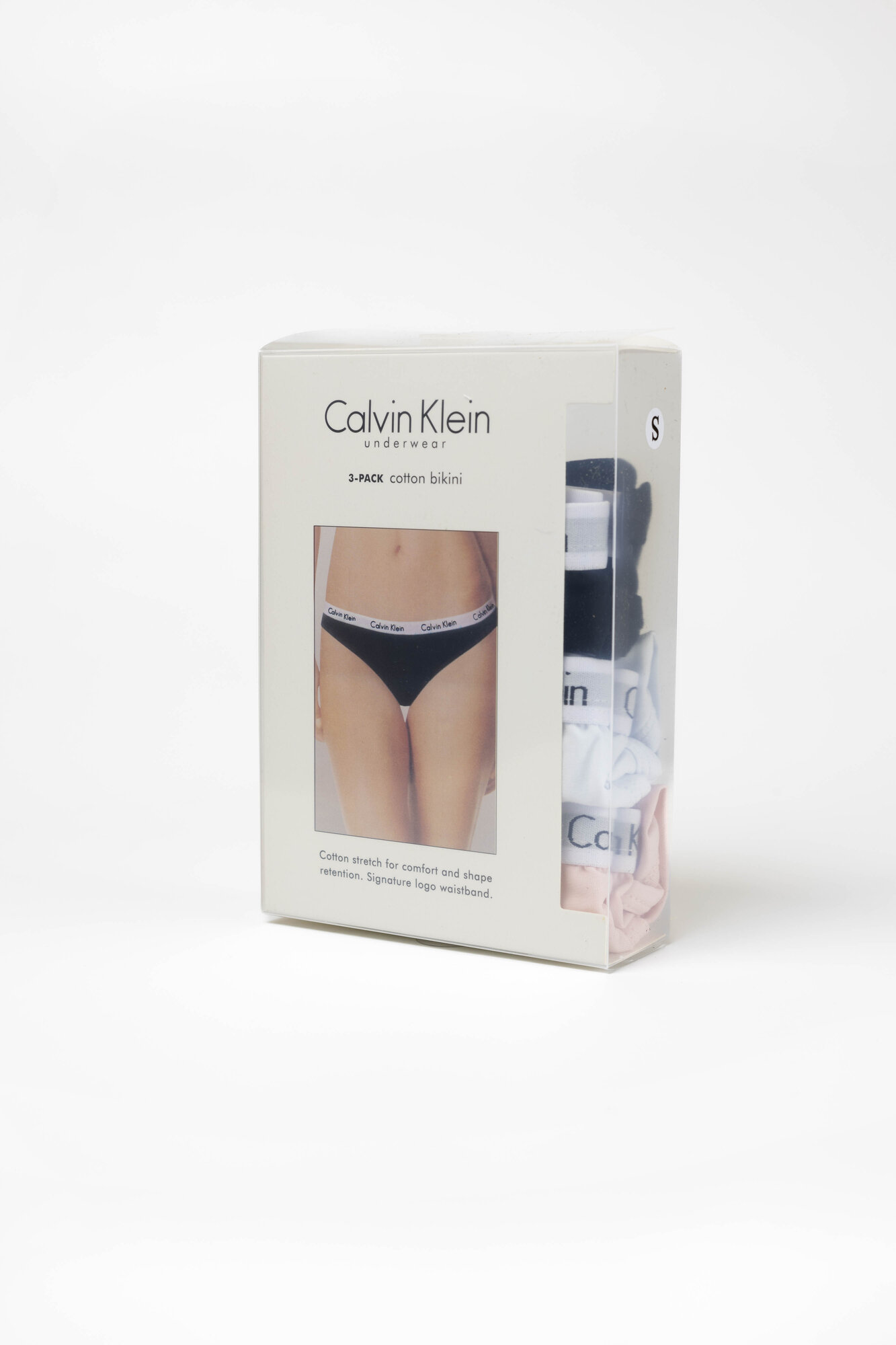 Трусы CALVIN KLEIN, комплект из 3 шт., размер XL, розовый — фото 1