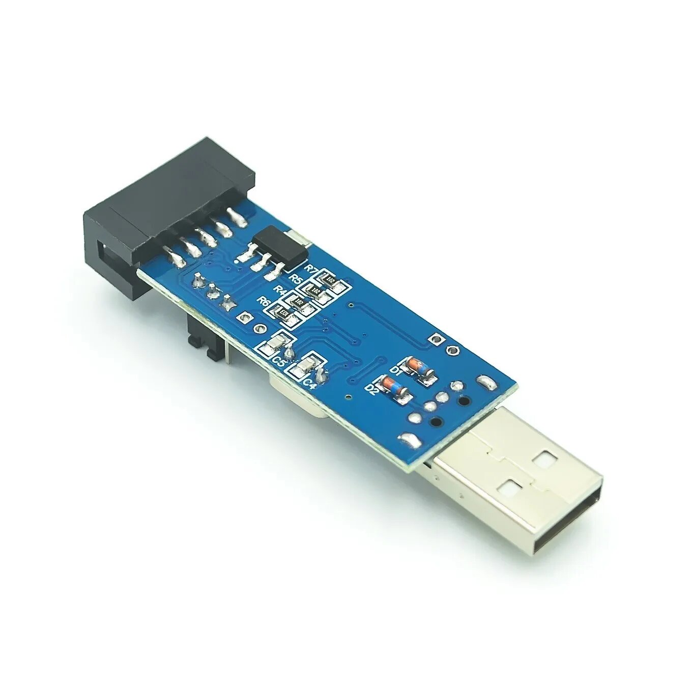 Официальный программатор USBASP USBISP AVR, USB ISP USB ASP ATMEGA8 ATMEGA128 с поддержкой Win7 64 — фото 1