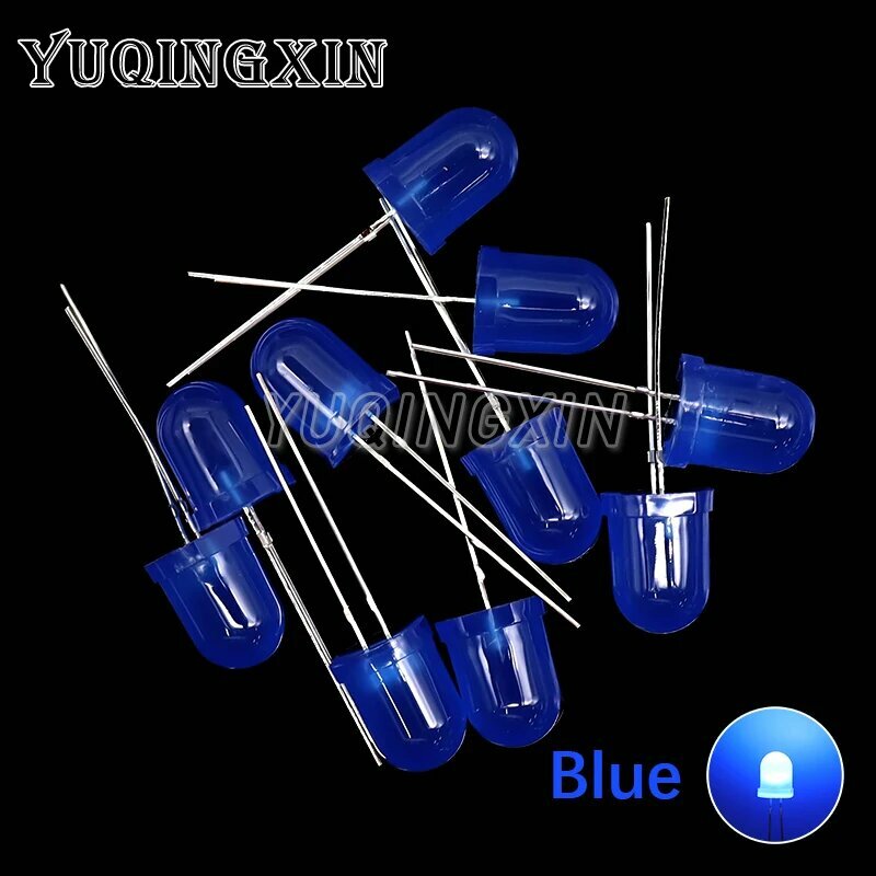 Набор светодиодов YUQINGXIN F10 10 шт, 10 мм, 5 цветов