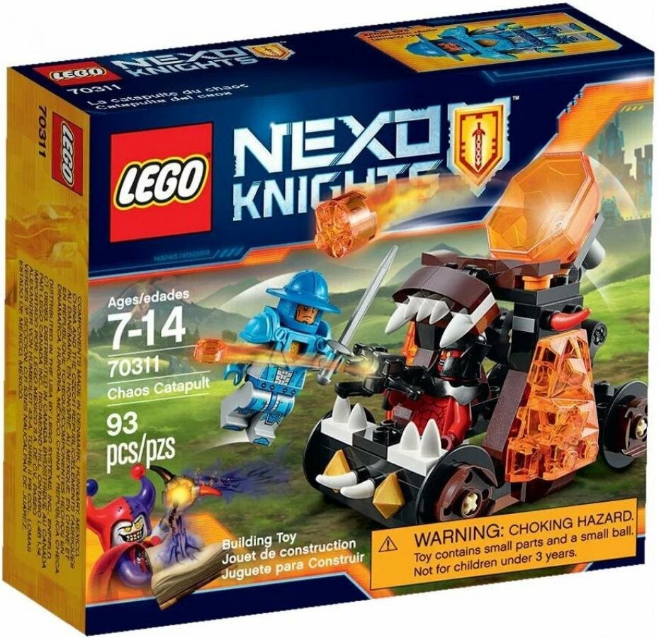 Конструктор LEGO Nexo Knights 70311 Безумная катапульта, 93 дет.
