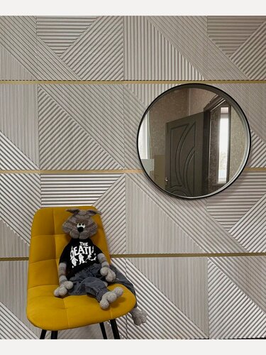 Изображение товара Стеновые панели декоративные МДФ для стен 3Д / Комплект 4 штуки