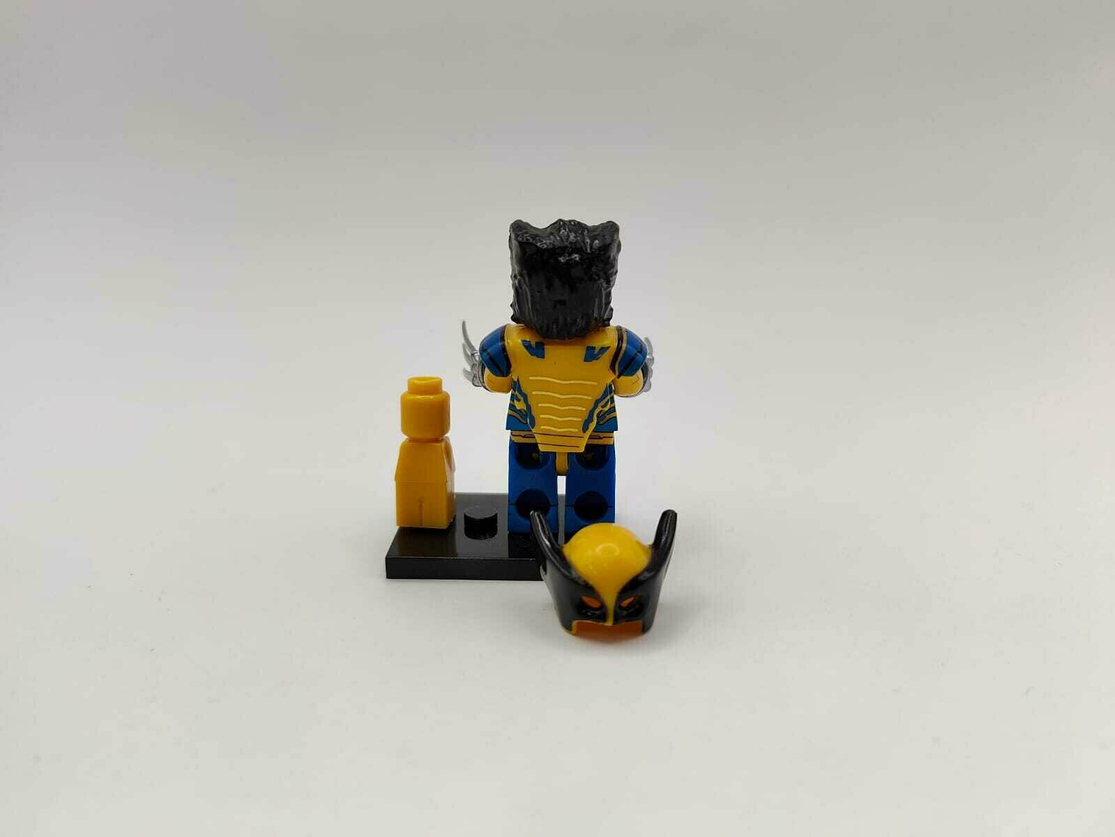 Минифигурка "Росомаха версия 1", фигурка персонажа из вселенной "Люди Икс", совместима с конструкторами Lego — фото 1