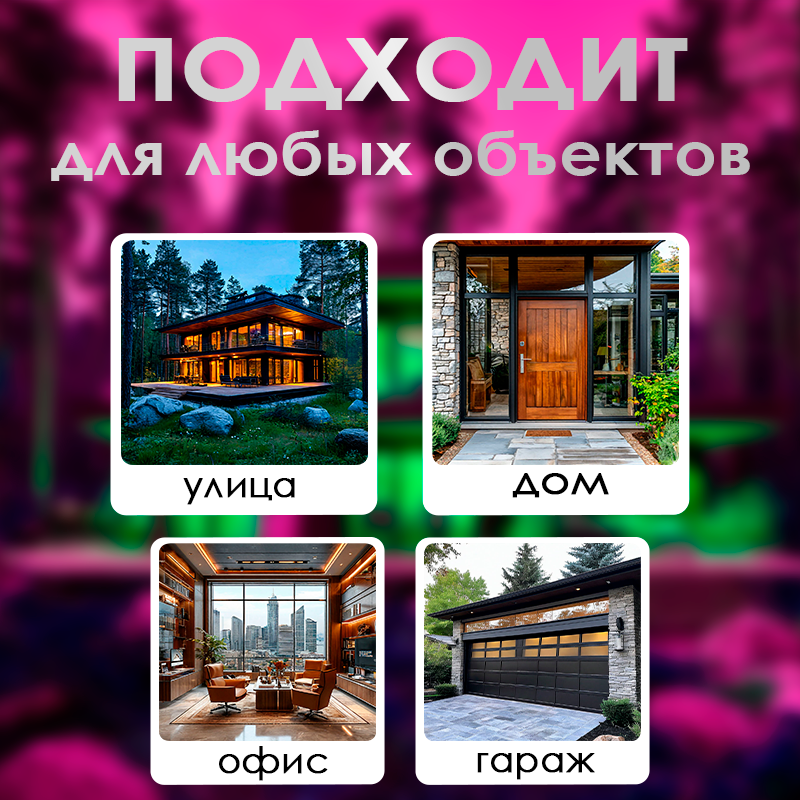 Камера видеонаблюдения WIFI / 2МП/ ИК-ПОДСВЕТКА/ ДАТЧИК ДВИЖЕНИЯ/V380 Pro — фото 1