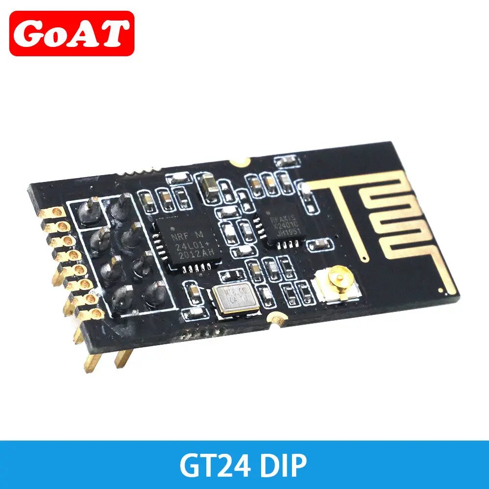 Модуль беспроводной передачи данных NRF24L01, GT-24 DIP