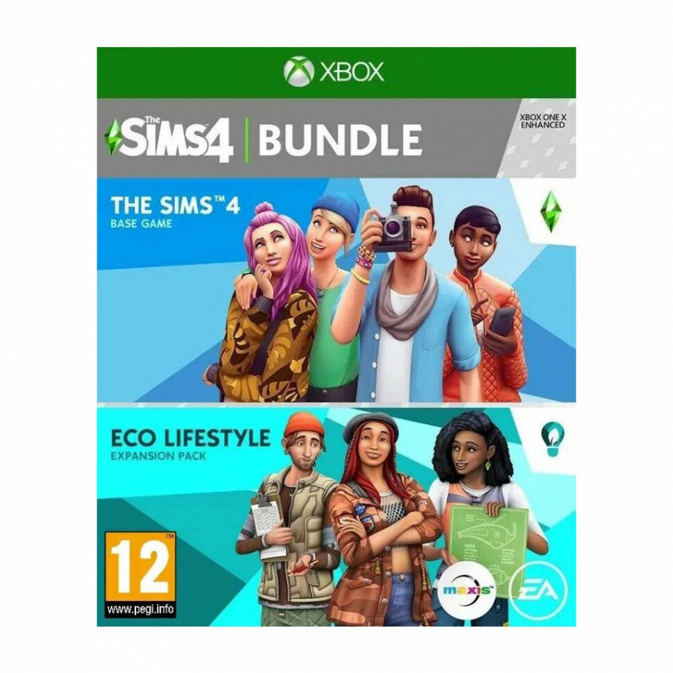 Игра The Sims 4 + Eco Lifestyle для Xbox One (Казуальная, симулятор) (Английский язык)