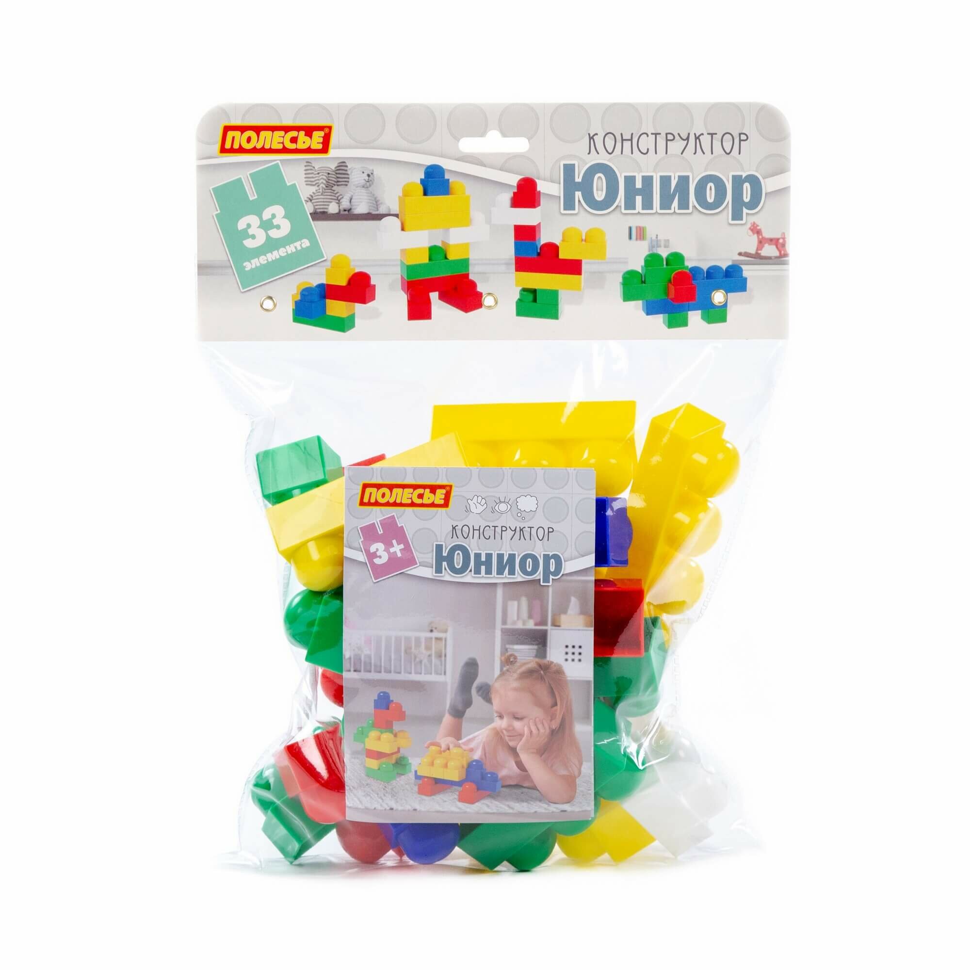 Конструктор Полесье, Юниор 33 эл. 6646