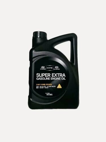 Изображение товара Масло моторное 05100-00410 Hyundai Super Extra Gasoline 5w30, 4 л.